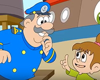 Kinderliedjes | Tekenfilm | SCHIPPER MAG IK OVERVAREN | Minidisco Tekenfilm | DD Company