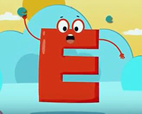 Recopilación vocales a e i o u - Vídeo educativo para aprender las vocales 